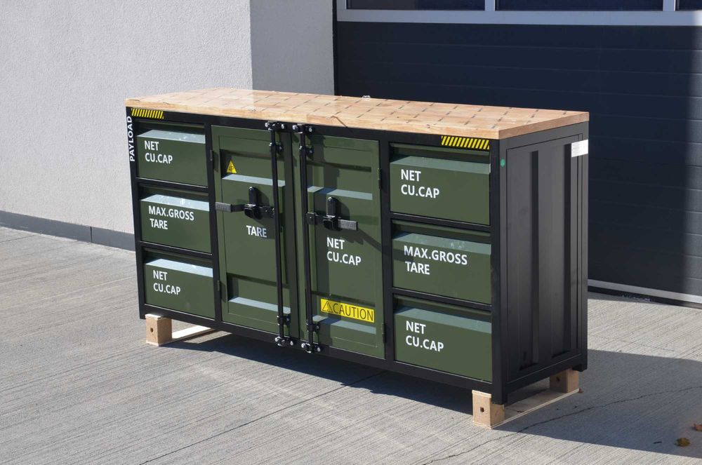 Stól Industrialny Masywny Kontener Industrialy  DLT-6FT