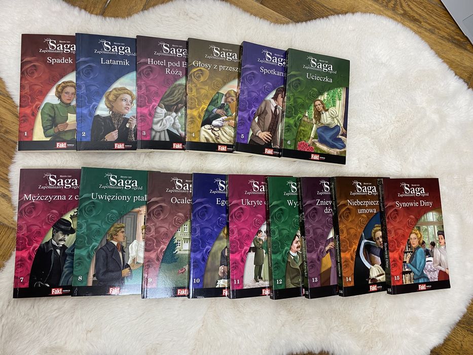 Seria książek Saga Zapomniany Ogród Merete Lien romans zazdrość zdrada