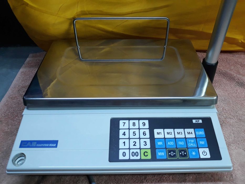 Waga  Elektr, CAS kalkulacyjna  nośność 15kg.Zalegalizowana do 2027r