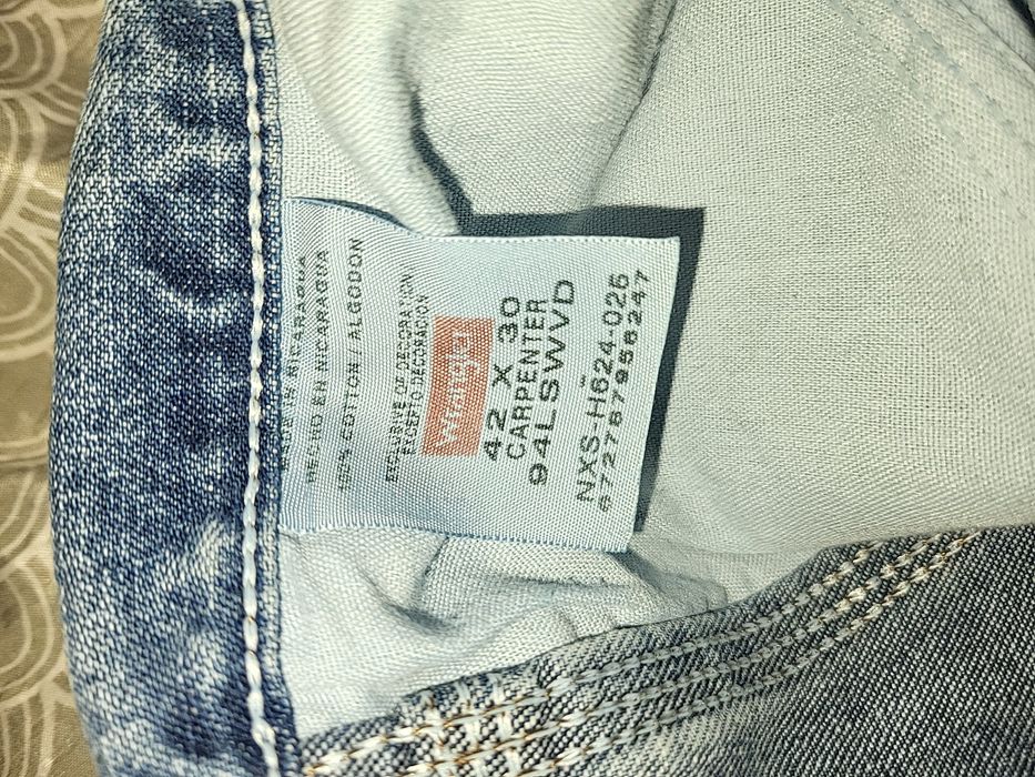 Штаны джинсы wrangler carpenter, levis 501 оригинал
