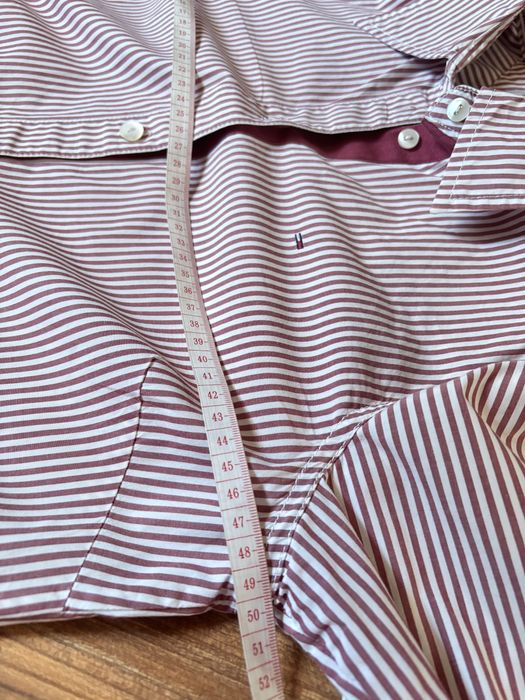 Bordowa koszula w paski,Tommy Hilfiger