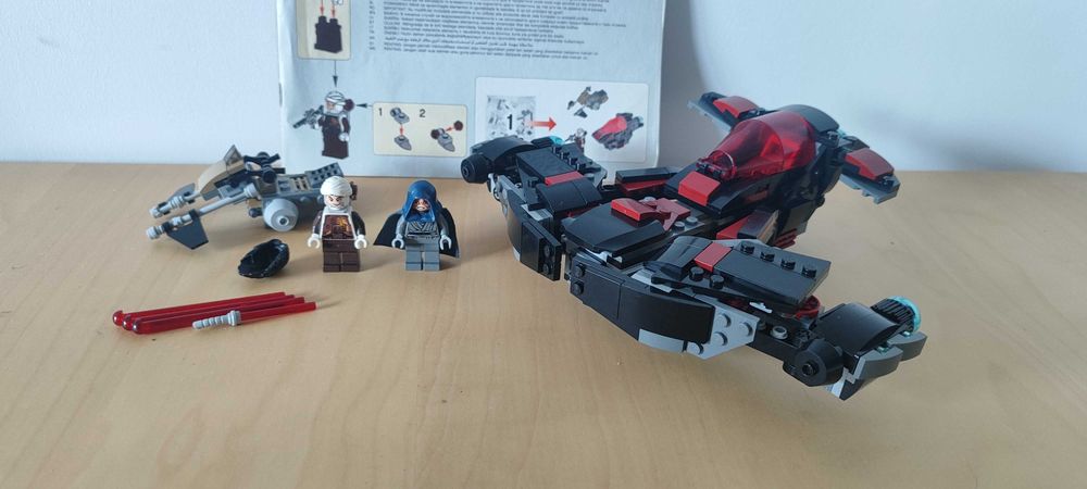 LEGO Star Wars 75145 Myśliwiec Mroku z instrukcją i figurkami