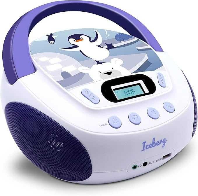 Metronic 477179 Odtwarzacz CD MP3 USB AUX FM Dla Dzieci