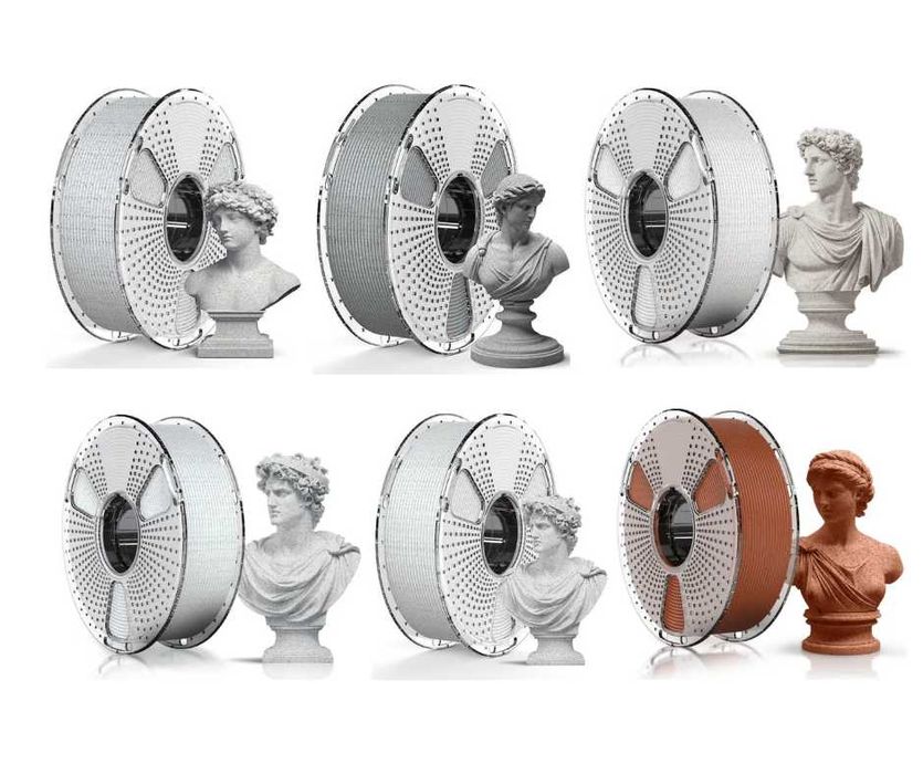 Пластик, филамент SUNLU High speed PLA Marble, високошвидкісний