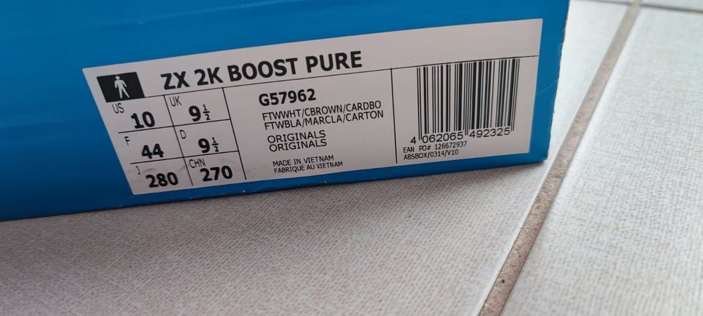 Sapatilhas Adidas ZX 2K Boost Pure