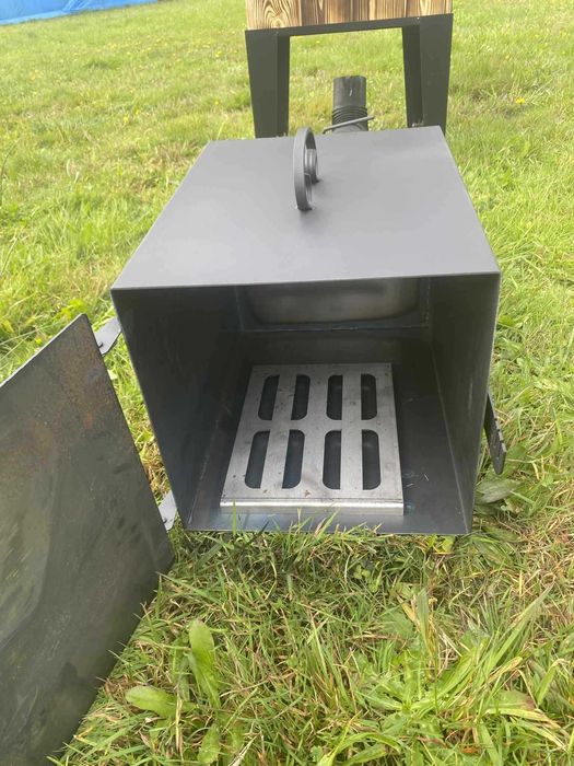 Palenisko do Wędzarni 40x30x30 Deflektor 2szt Rury Kolanko Termometr