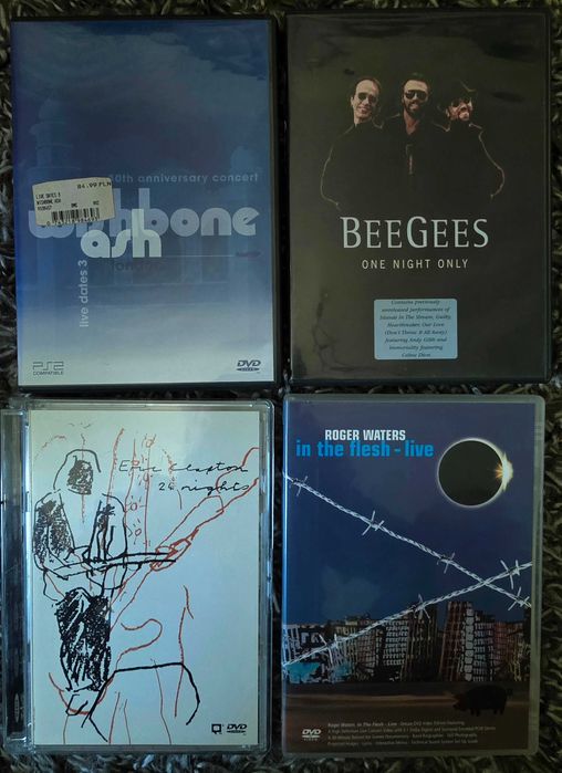 Kolekcja płyt DVD (koncerty ROCK)