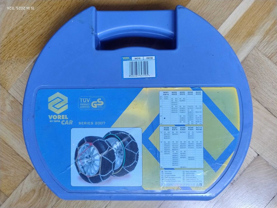 Łańcuchy śniegowe KN100 VOREL BY TOYA