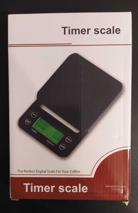 Весы для кофе, с таймером (секундомером). Ваги для кави пуровер.До 5кг