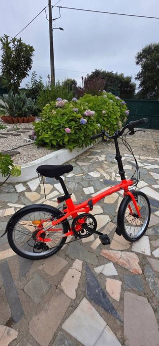 Bicicleta dobrável como  nova