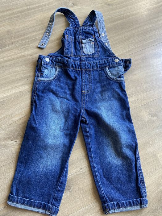 Ogrodniczki jeansowe 86