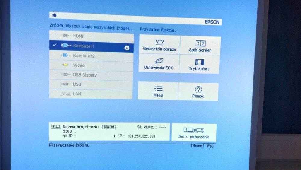 Projektor EPSON - bardzo dobry stan