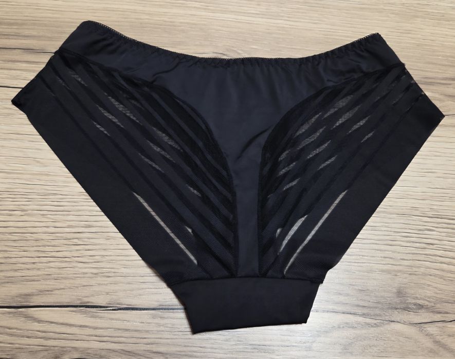 Majtki Damskie Czarne 4XL