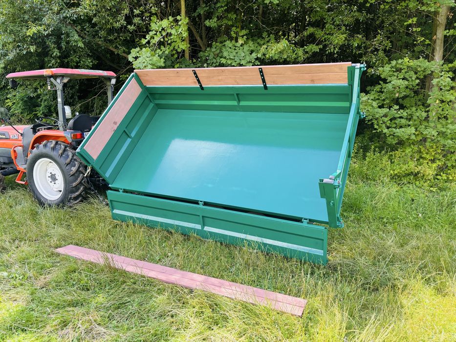 Przyczepa ogrodowa 3 t mini ciągnik tandem warzywa owoce ziemie