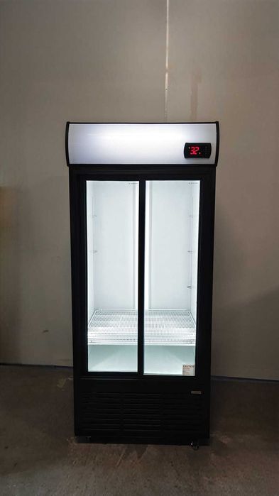 Witryna chłodnicza Klimasan S880 88 cm LED 2 drzwi Gwarancja Przesuwna