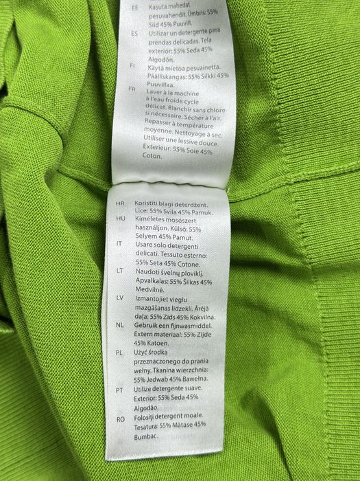 Джемпер поло COS бавовна+ шовк светр