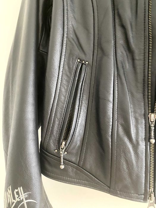 casaco pele senhora Harley Davidson