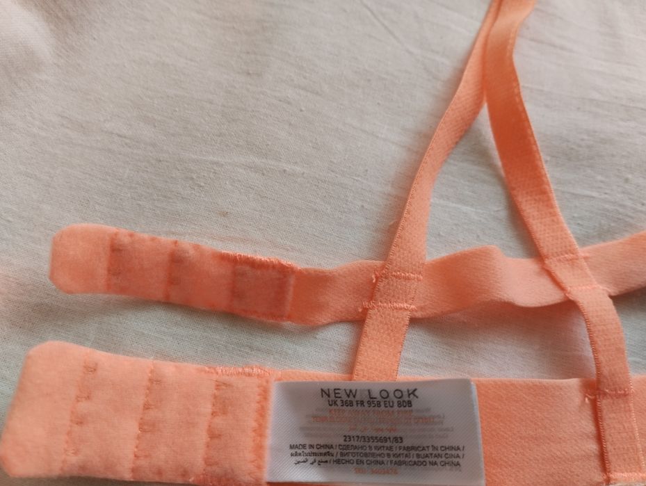 Pomarańczowy Biustonosz 80B 36B STANIK 80B New Look NOWY