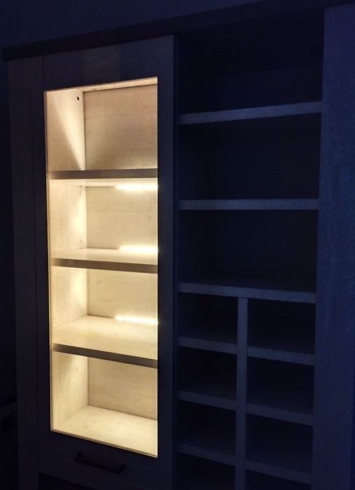 Conjunto Vitrine dupla 2 portas + Estante VERONA (Conforama)