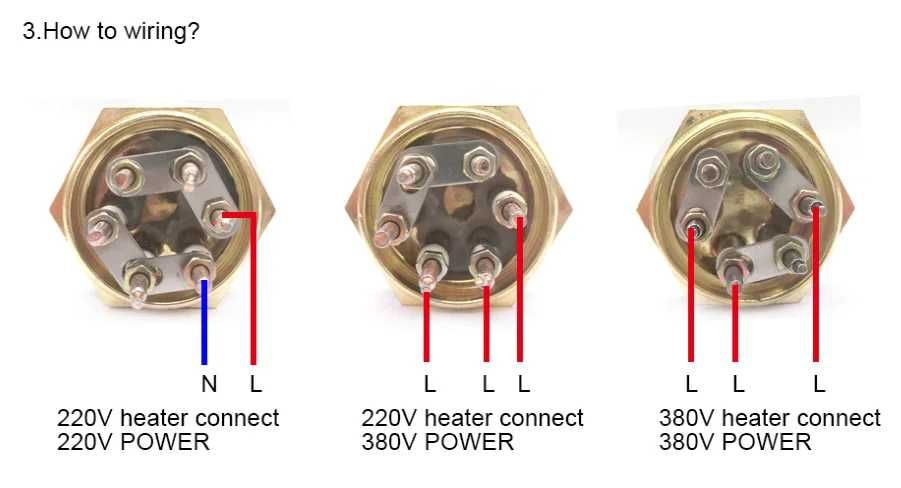 Нагревательный элемент (ТЭН) DN40/1,5 дюйма, 220/380 В