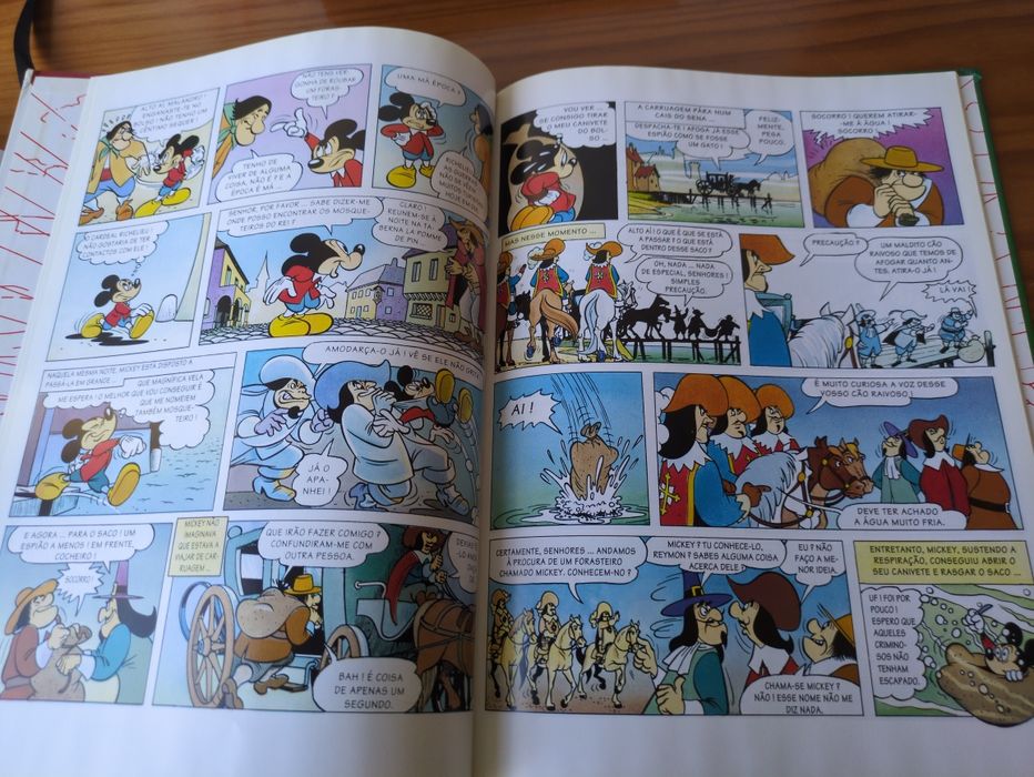 Mickey na Época dos Três Mosqueteiros Disney em Banda Desenhada