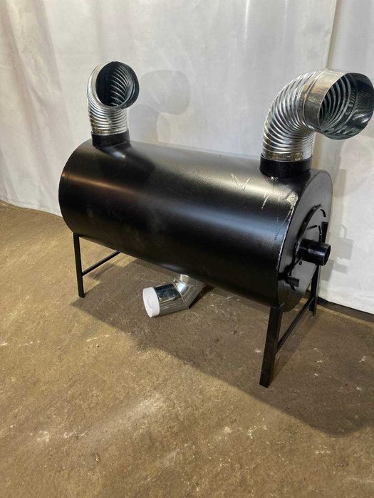 ОКУПАЕМОСТЬ 3 месяца! 270 м3. 7мм! Булерьян Буржуйка! Печь с Обдувом!