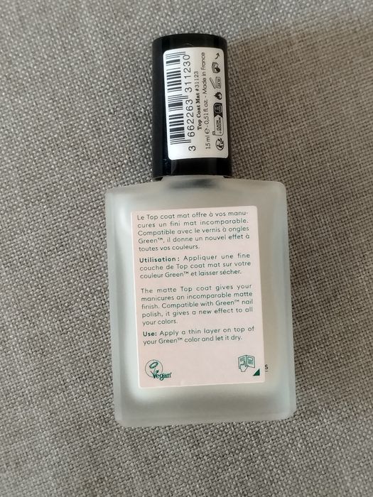 Manucurist green top coat matte 15ml