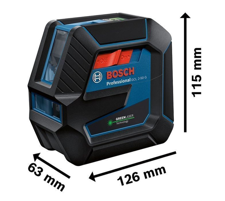 Laser Krzyżowy Gcl 2-50 G Zielony+Bt 150+Rm 10