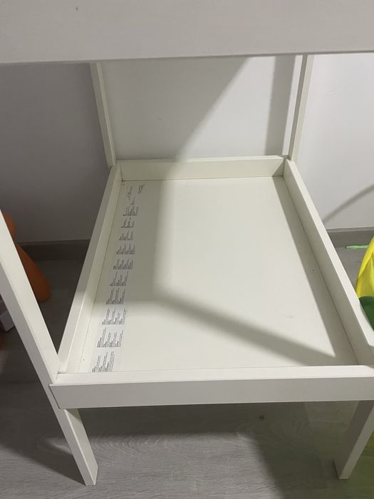 Fraldário branco como novo com colchão