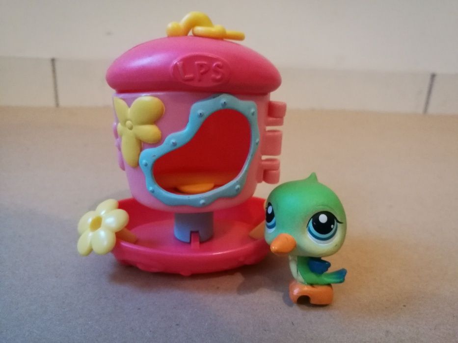 Littlest Pet Shop LPS-figurka DZIĘCIOŁ w DOMKU - kompletna
