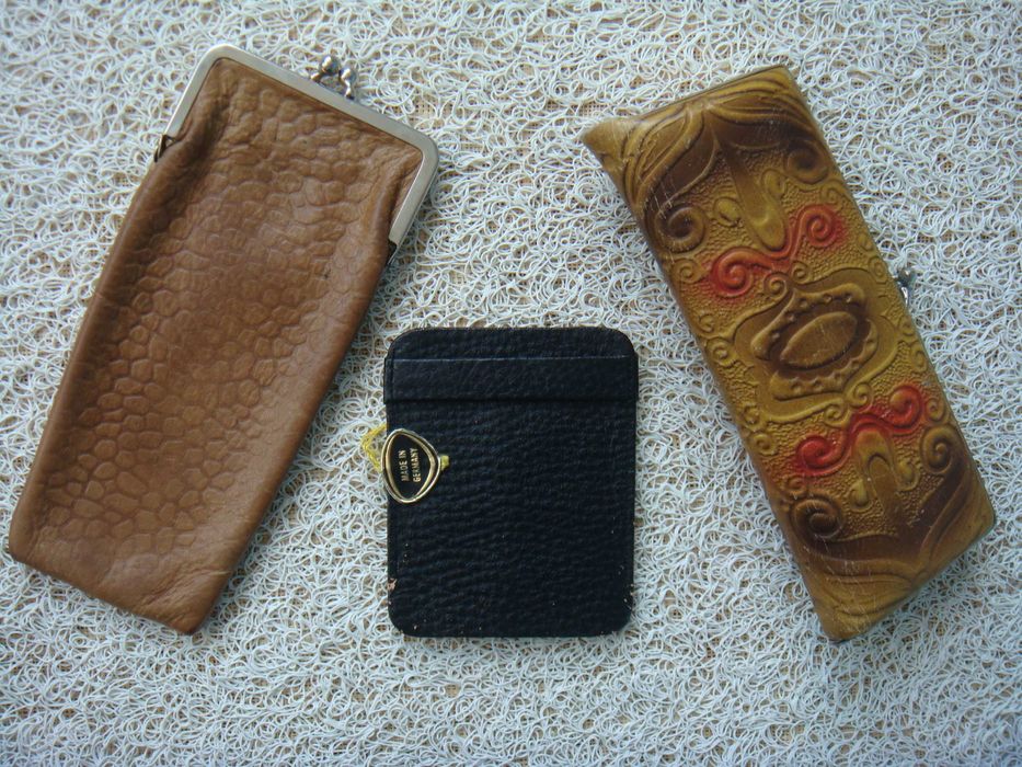 Кожаные футляры для очков и ключница времен СССР, три за 195 гривен ...