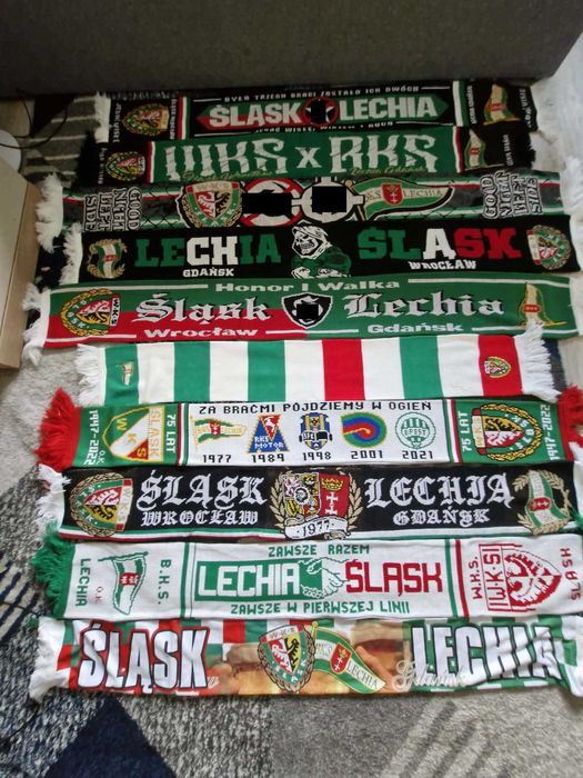Szaliki Lechia Śląsk Zgodowe - 10 sztuk