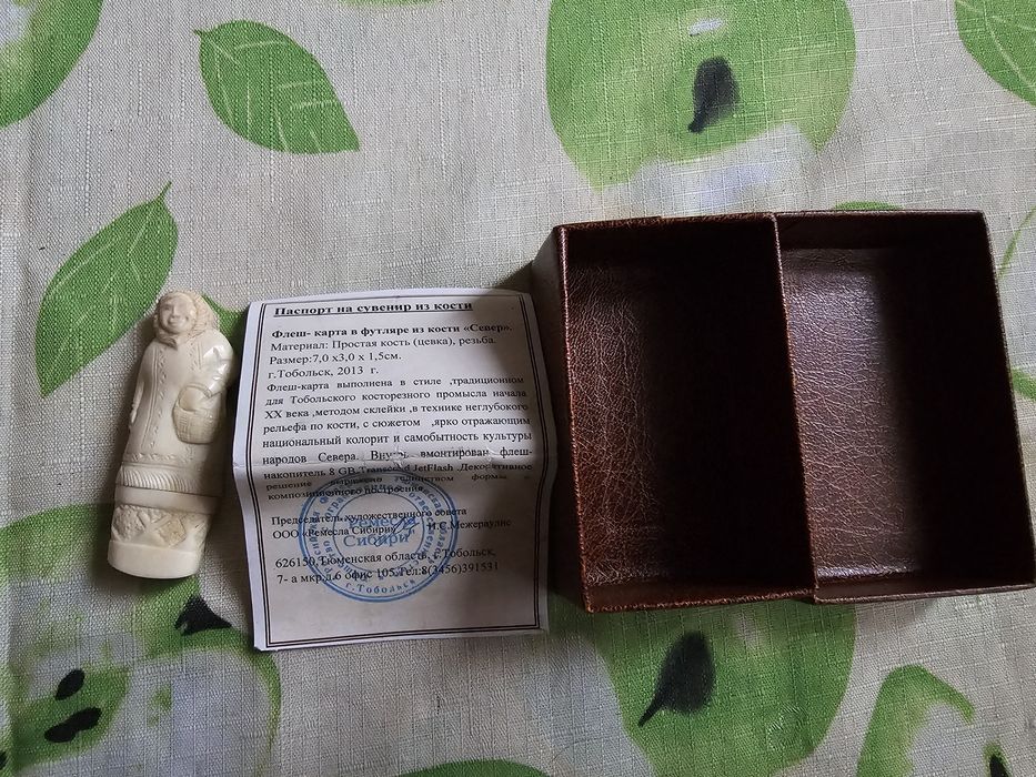 Флеш-карта в футляре из кости Север