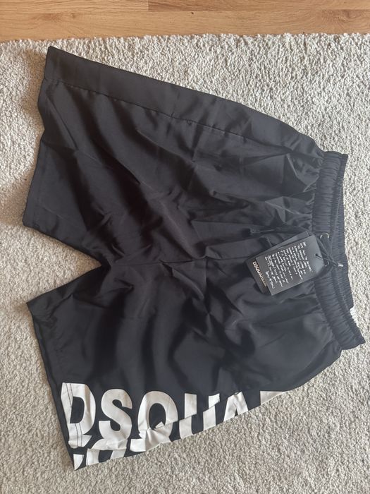 Nowe kąpielowki, spodenki kąpielowe dsquared, z siateczka , L