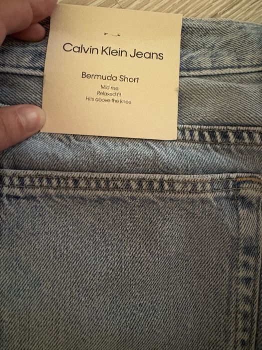 Шорти бермуди Calvin Klein розмір 30, нові, джинс