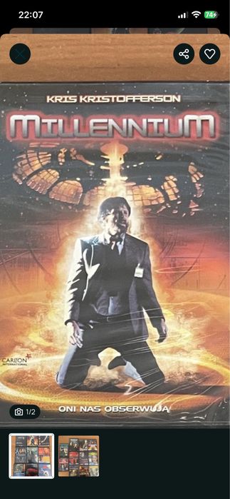 Dwa filmy dvd.
