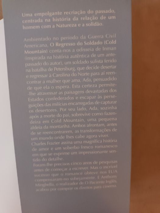 Cold mountain, de Charles Frazier