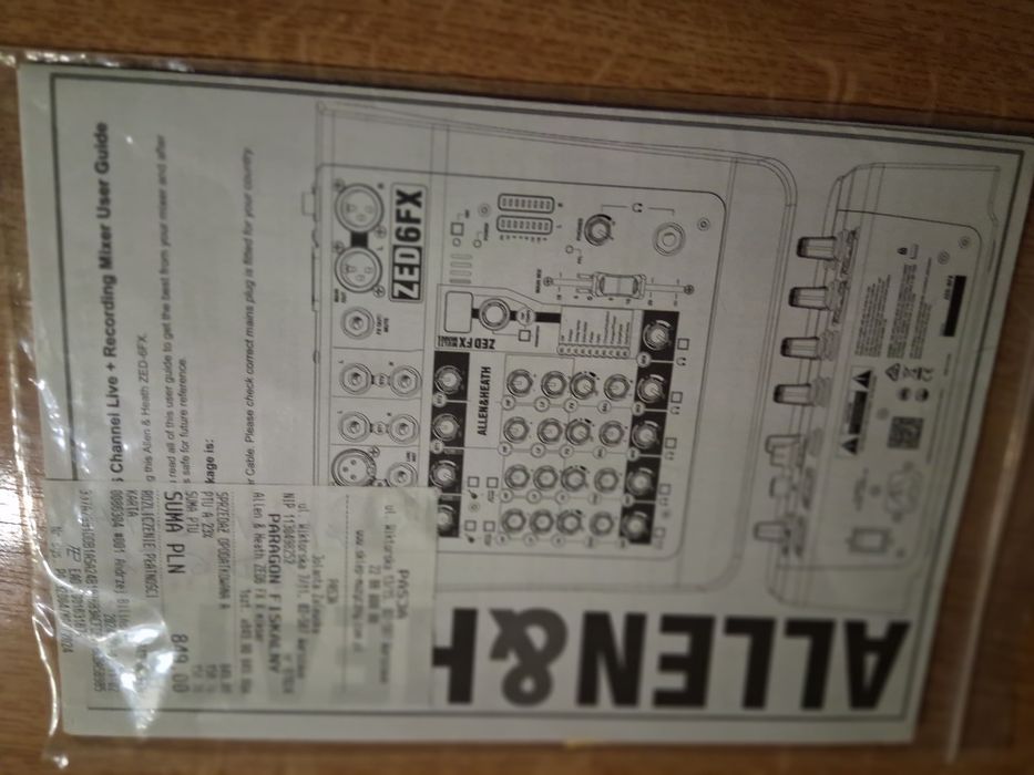 Mikser Allen heath Zed 6 fx