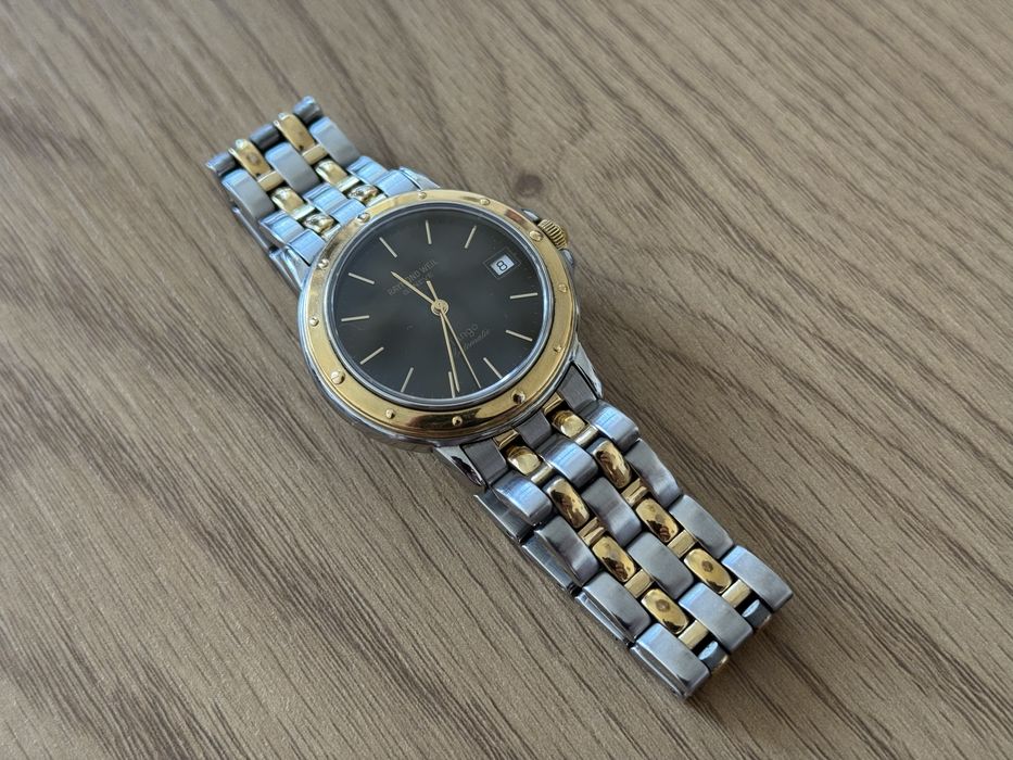 Raymond Weil Tango 3460 — швейцарський годинник (сталь+золото) 12 000