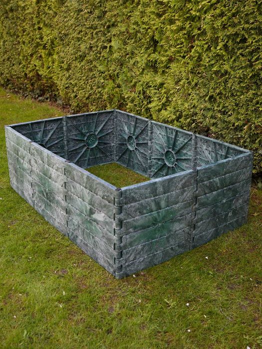 Grządka ogrodowa podwyższona– 150x100 lub 200x50, wys. 50 cm, EKO, GW4