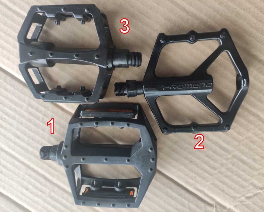 Педали алюминиевые шарикоподшипники долговечные платформы прочные