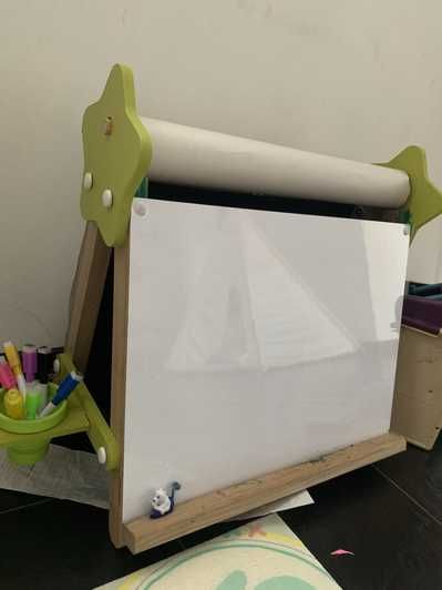 Мольберт детский, среднего размера, пластиковый