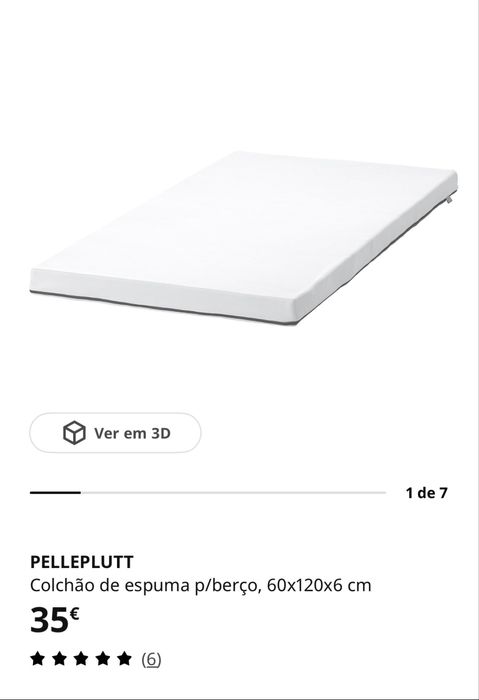 Berço branco IKEA