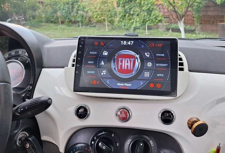 (NOVO) Rádio 2DIN • FIAT 500 (Desde 2007 a 2015) • ABARTH • Android