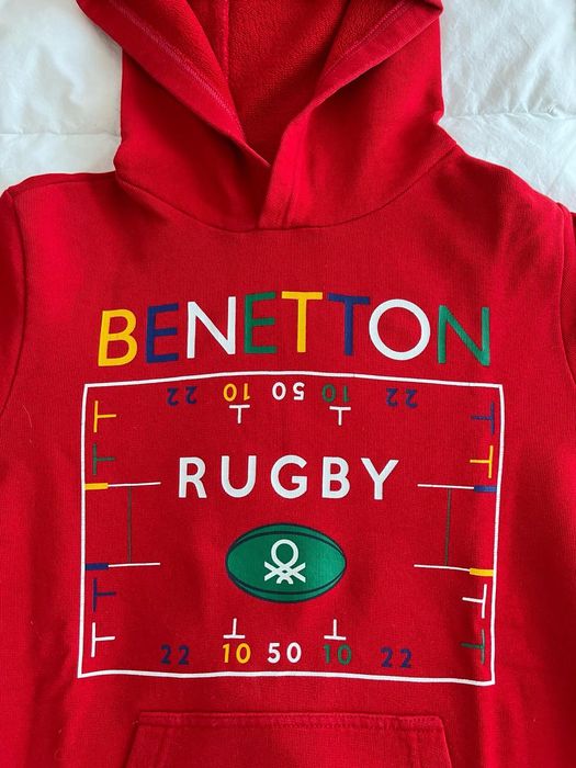 Sweat vermelha Benetton, 12/13 anos