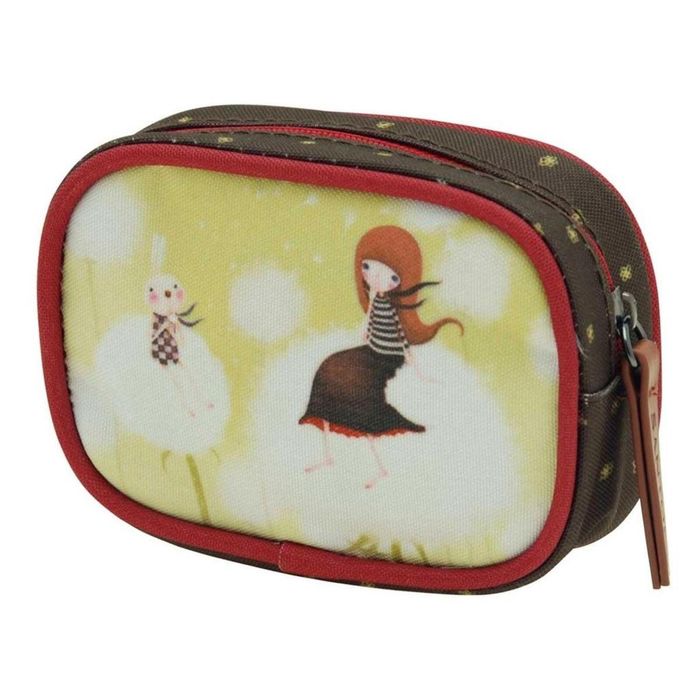 Prostokątna portmonetka - Blowing Kisses Santoro ,105x70 mm