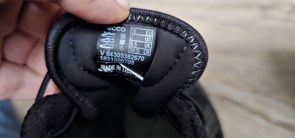 Ecco buty trekkingowe damskie rozmiar 38 wkładka 24cm gore tex
