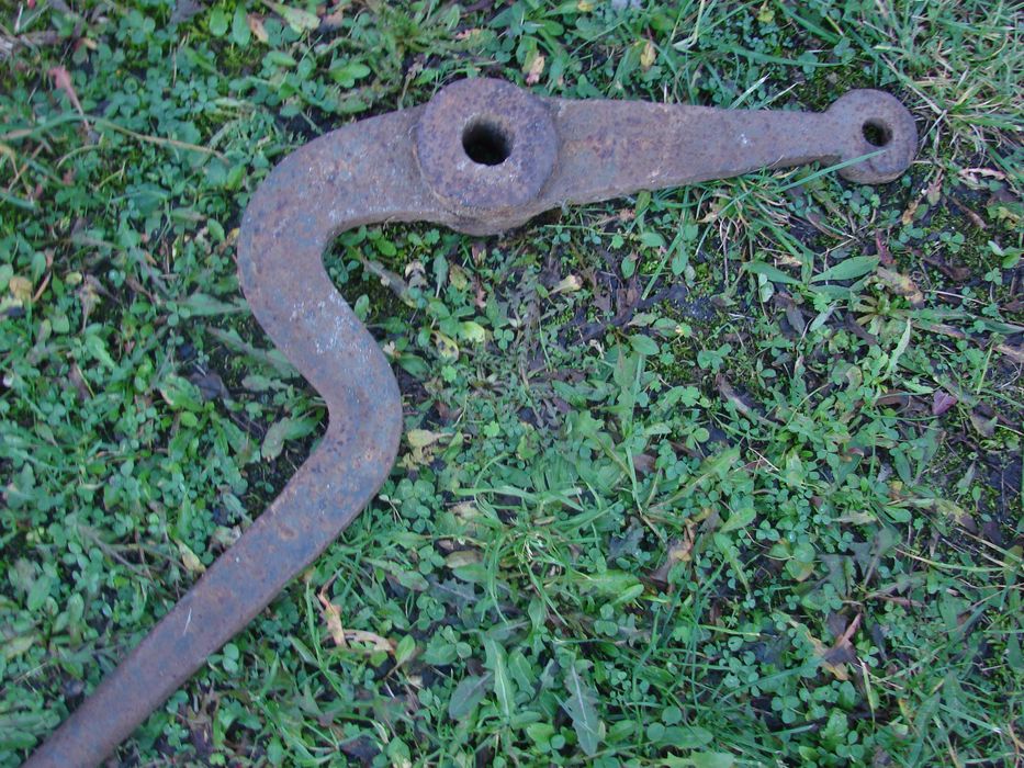 stara Pompa ogrodowa abisynka dźwignia kuta  150cm