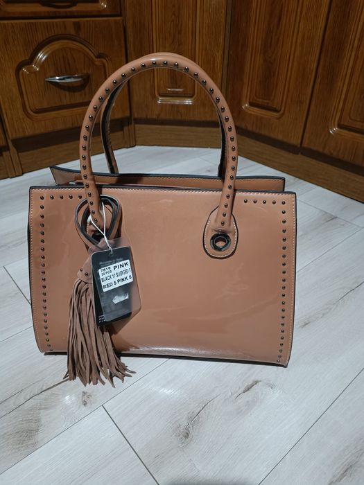 Torebka camel z frenzlem