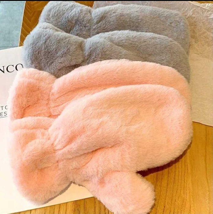 Жіночі корейські плюшеві рукавички